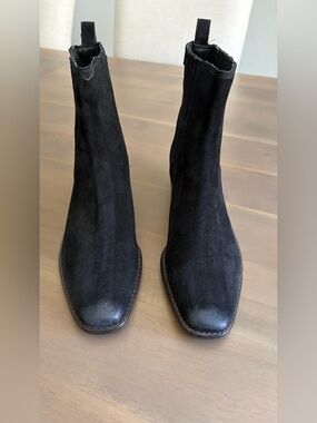 NEW Sam Edelman Bronson Bootie Black Suede 9